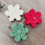 Festive Snowflake Candle Christmas Gift, thumbnail 4 of 9