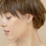 Chain Gold Plated Silver Threader Earrings, thumbnail 5 of 12