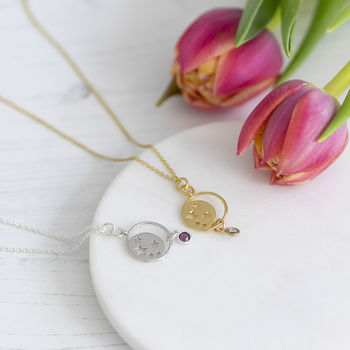 Celestial Birthstone Necklace, 2 of 7