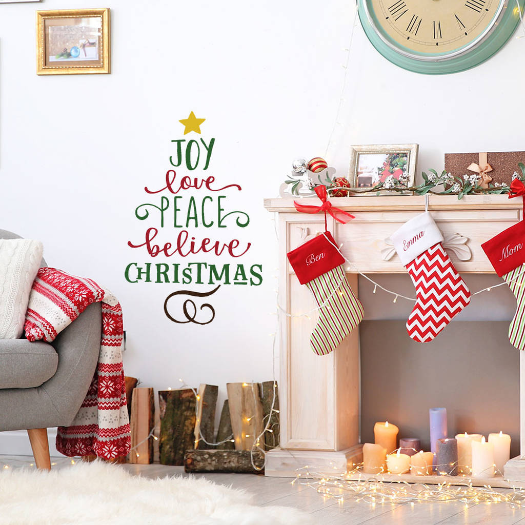 Have Yourself A Merry Little Christmas Wall Sticker By Bubblegum ...