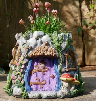 Daisy Bumble Fairy House Planter, 3 of 3