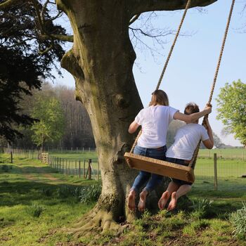 Personalised Large Oak And Rope Swing, 3 of 7