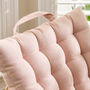 Blush Pink Padded Mattress Bench Cushion, thumbnail 4 of 5