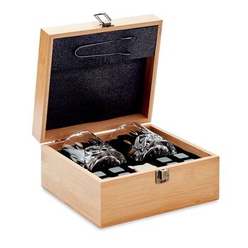 Luxury Whisky Set In Bamboo Gift Box, 2 of 5