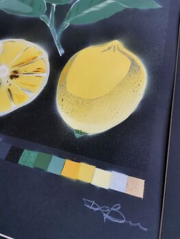 'Citrus Limon' Original Signed Spraypaint, 7 of 12