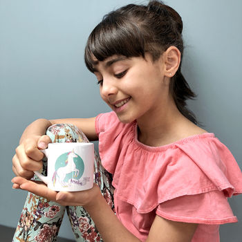 Children's Personalised Unicorn Mini Mug, 2 of 8