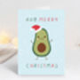 10 Vegan Funny Pun Joke Vegetarian Christmas Cards, thumbnail 8 of 9