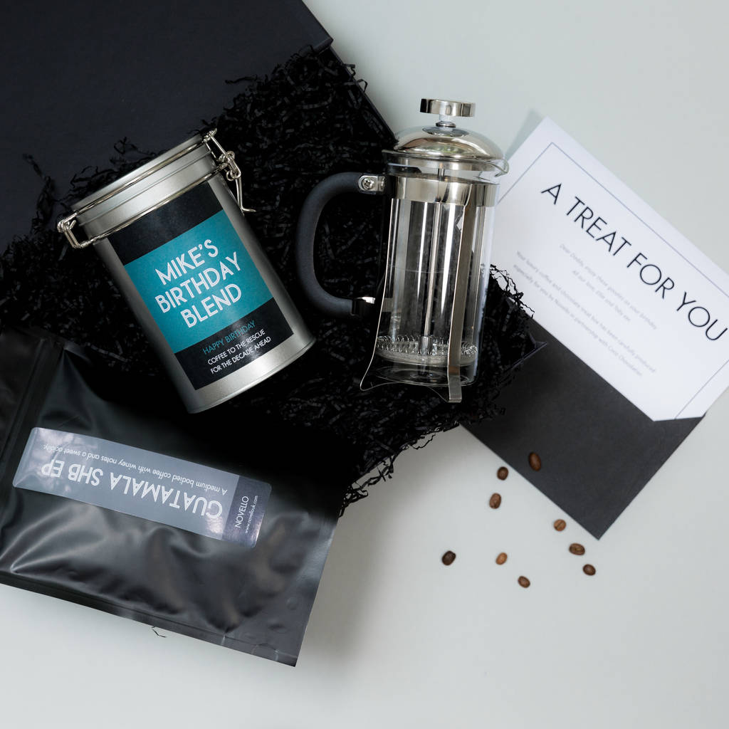 Coffee Lovers Gift Set Personalised By Sistir