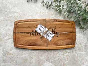 Engraved Couples Chopping Board Home Sweet Home, 6 of 7