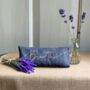 Breathe Embroidered Lavender Eye Pillow, thumbnail 1 of 4