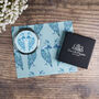 Lovebirds Compact Mirror And Lens Cloth Set Aqua Turquoise, thumbnail 3 of 12