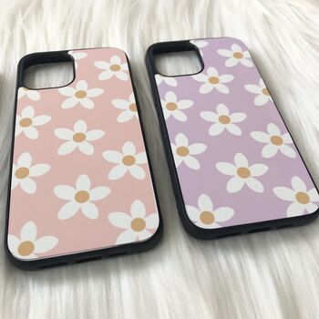 Pink/Purple/Peach Flowers Phone Case, 4 of 4