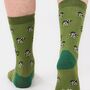 Men's Bamboo Socks Green Tractor And Cows, thumbnail 2 of 6