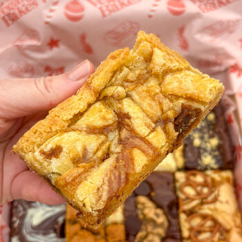 Festive Vegan Brownie And Blondie Box, 9 of 11
