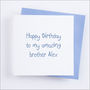 Personalised Relations Happy Birthday Card, thumbnail 8 of 8