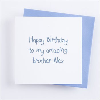 Personalised Relations Happy Birthday Card, 8 of 8
