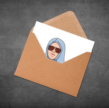 She Doesn’t Even Go Here – Meme Quote Card, 5 of 7