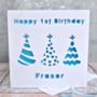 Personalised Laser Cut Hat Birthday Card, thumbnail 1 of 4