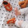 Personalised Embroidered Fox Baby Shoes, thumbnail 2 of 9