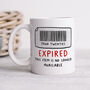 'Twenties Expired' Personalised 30th Birthday Mug, thumbnail 1 of 3