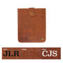 Personalised Leather Stockholm iPad Sleeve/Case Brown, thumbnail 4 of 6