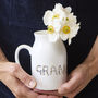 Personalised Floral Lettering Ceramic Vase, thumbnail 6 of 7