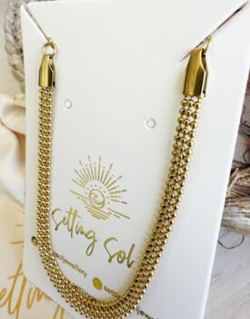 Athena Bracelet 18k Gold Plated Pvd Tarnish Free, 2 of 5