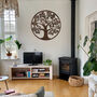 Modern Round Tree Wooden Wall Art For Home Walls, thumbnail 6 of 12
