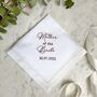 Personalised Mother Of The Bride Handkerchief, thumbnail 4 of 6
