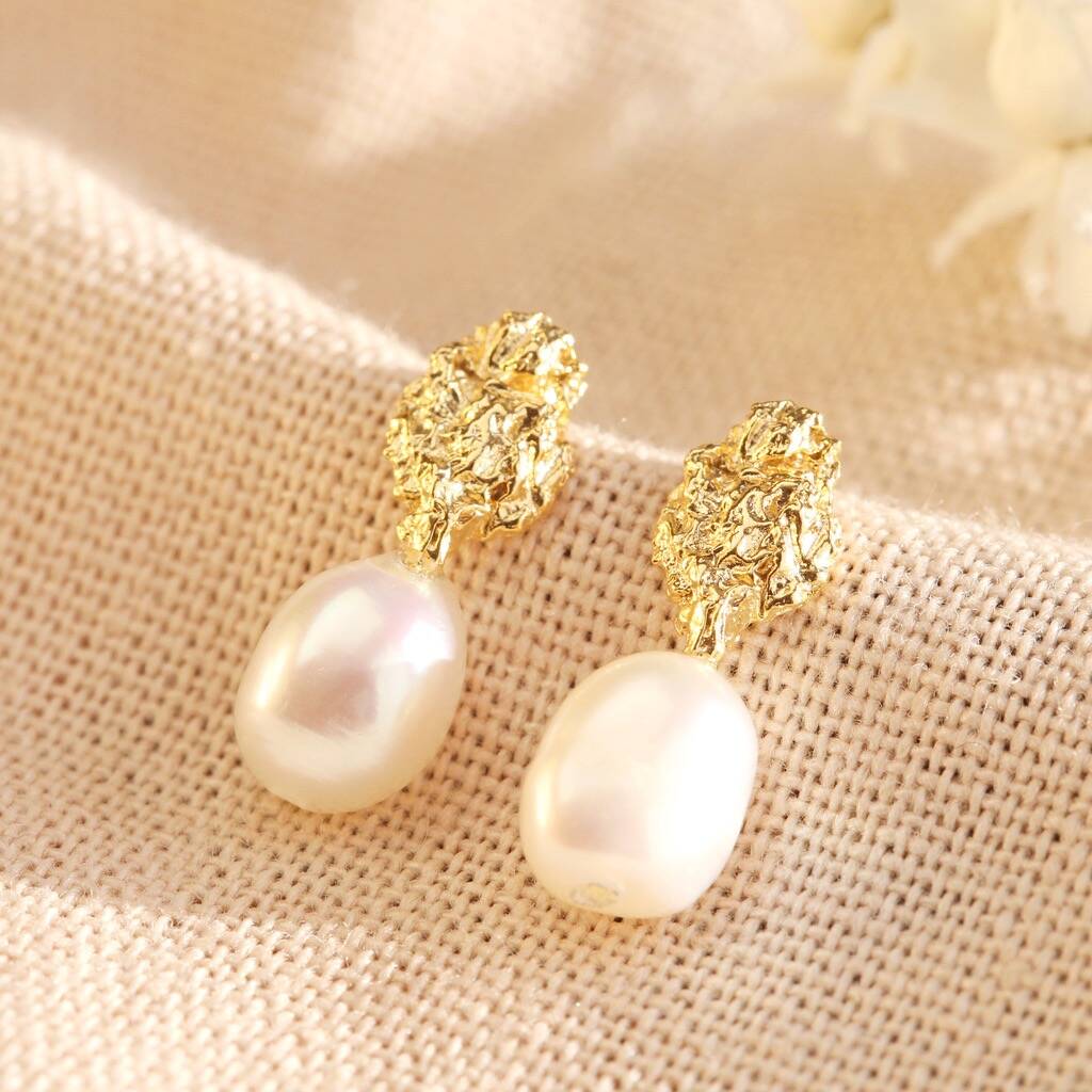 Perla Freshwater Pearl Earrings – atto.studio