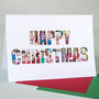 Digital Personalised Happy Christmas Photo Cards, thumbnail 1 of 2