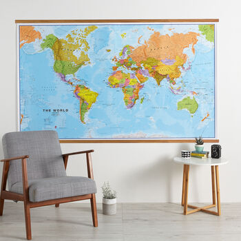 Giant Canvas World Map, 10 of 10