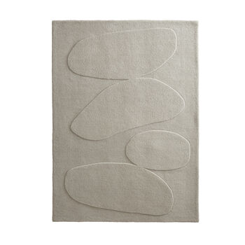 Origins Sculptured Pebble Oatmeal Rug, 5 of 5