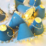 Mustard, Olive And Teal Pom Pom Fairy Lights, thumbnail 12 of 12
