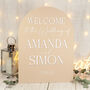 Manhattan Welcome To Our Wedding Acrylic 3D Sign, thumbnail 4 of 7
