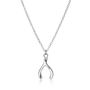 Small Wishbone Charm Necklace, thumbnail 4 of 11