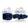 Silver Cloud Santorini Satin+ Headband And Oversized Scrunchie Navy, thumbnail 1 of 7