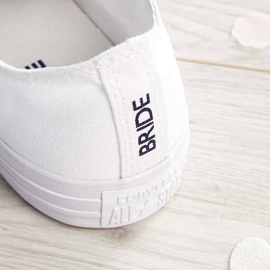 personalized converse for wedding