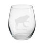Personalised Frog Engraved Glass, thumbnail 1 of 6