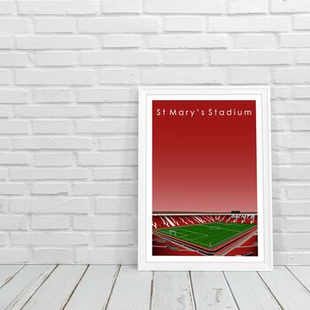 Southampton Fc 'St Mary's Stadium' Gift Print Poster, 2 of 2