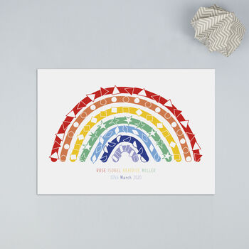Rainbow Print With Shapes, 4 of 5