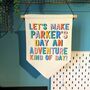 Personalised Children's Adventure Play Room Banner Sign, thumbnail 3 of 6