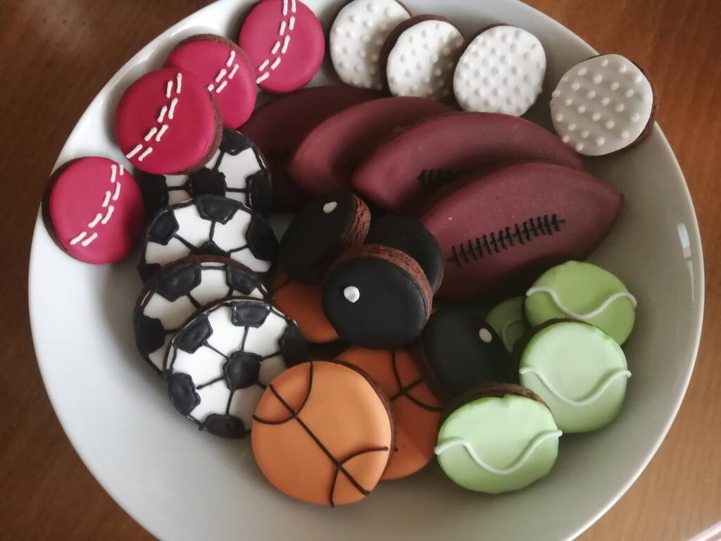 Sports Balls Biscuit Tin, 1 of 4