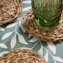 Set Of Four Round Seagrass Coasters, thumbnail 4 of 4