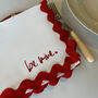 Be Mine Embroidered Napkins | Set Two, thumbnail 1 of 2