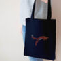 Fox Tote Bag Embroidery Kit, thumbnail 3 of 5