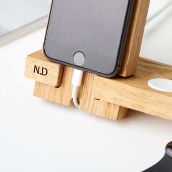 Personalised iPhone And Apple Accessories Stand, 2 of 11