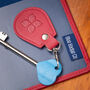 Eco Friendly Disabled Blue Badge Vegan Leather Wallet And Radar Key Made From Recycled Bottles In Raspberry Red, thumbnail 3 of 10