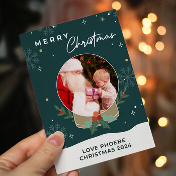 Personalised Pack Of 10 Christmas Cards Photo Upload, 6 of 8