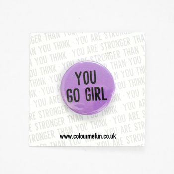 Feminist Slogan Button Badges, 5 of 8